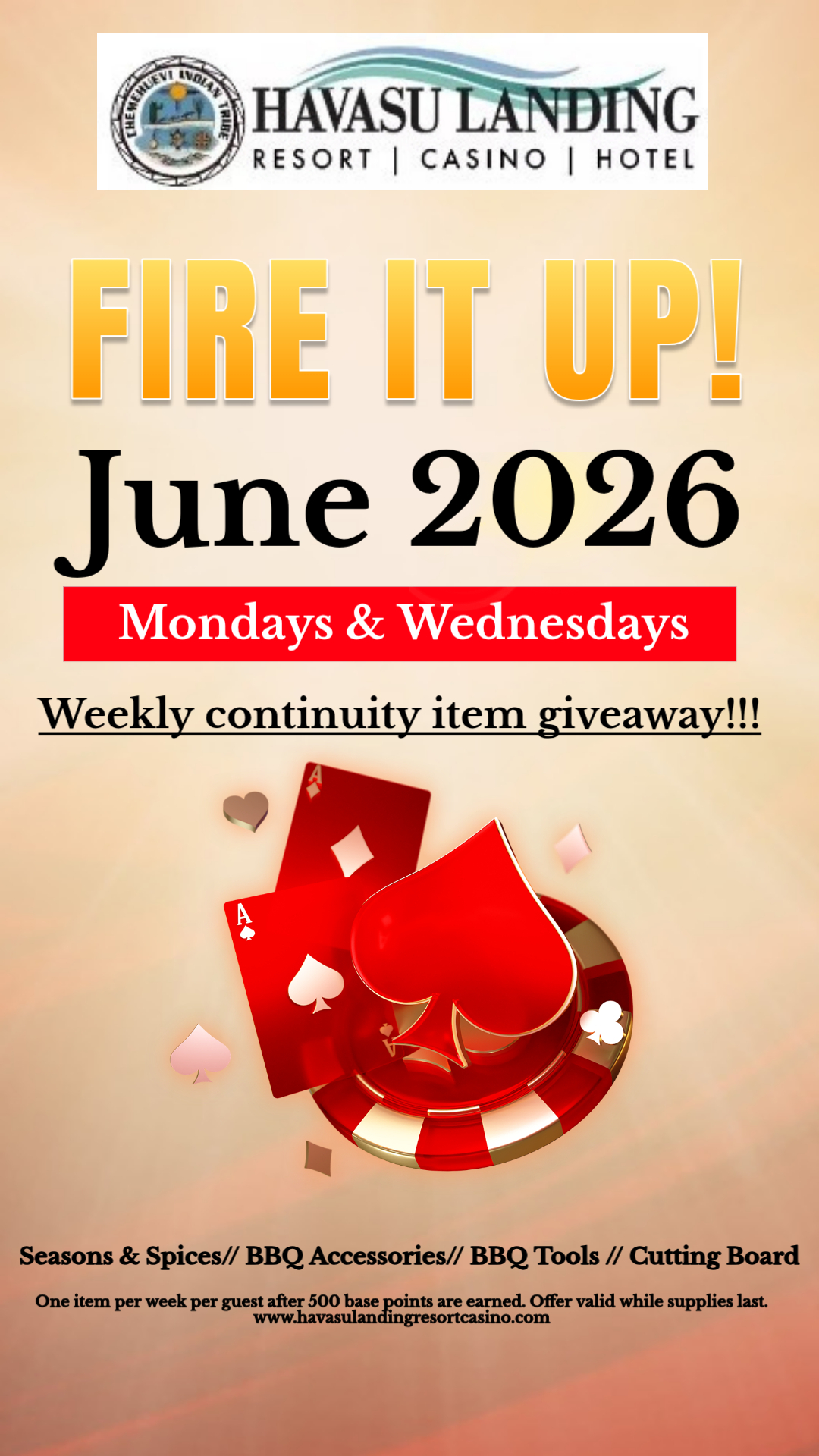 June Fire It Up! Promotion